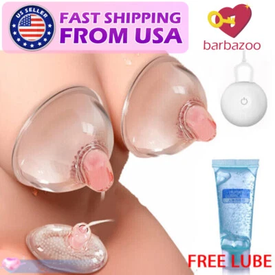 振动乳头吸盘吸奶杯吸奶器泵-Vibe-Sex-Toy女式 — 第 1/4 张图片