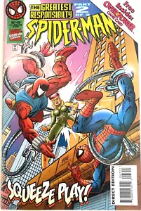 SPIDER-MAN. NUMBER 63. OCTOBER 1995. OVERPOWER CARD INSIDE. NM- - Picture 1 of 8