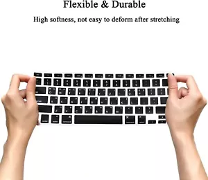Korean Language Silicone Keyboard Cover Old Version MacBook Air 13" MacBook Pro - Picture 1 of 7