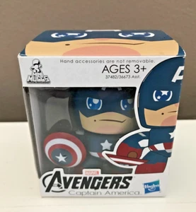 MINI FIGURA CAPITÁN AMÉRICA MUGGS SERIE MARVEL LOS VENGADORES - 3" DE HASBRO - Imagen 1 de 4