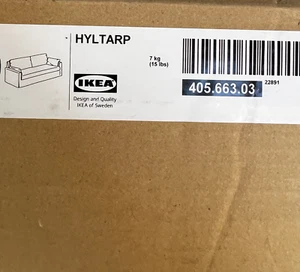 IKEA HYLTARP COVER ONLY Slipcover for Sofa, Tallmyra blue - NEW - 405.663.03 - Picture 1 of 8