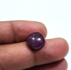High Quality African Ruby Round Cabochon 11.65 Crt Loose Gemstone For Jewelry - Picture 1 of 6