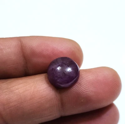 High Quality African Ruby Round Cabochon 11.65 Crt Loose Gemstone For Jewelry - Image 1 of 4