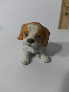 Homco Cocker King Charles Spaniel Puppy Dog 3” Figurine Porcelain #1407.Preowned - Picture 1 of 5