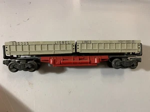 Lionel O Spurweite Nachkriegsbetrieb Doppelbehälter Müllhalde Auto, GEBRAUCHT - Bild 1 von 5