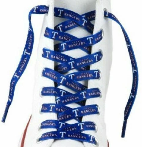 Texas Rangers Shoe Laces Strings MLB Team Colors 54" One Pair Lace Ups Cover