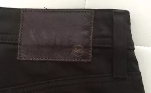Jeans gamba sartoriale AG, Adriano Goldschmied The Graduate nuovo con etichette (taglia-28X32/marrone) - Foto 1 di 11