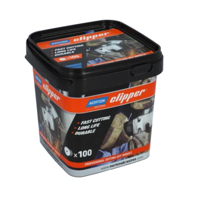 Norton Clipper VulcanTrennscheiben Inox Edelstahl Metall Ø125x1mm A60S-BF41  - Bild 1 von 4