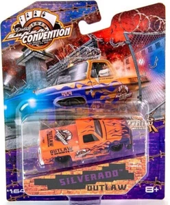 Maisto Diecast Super Convention* Chevy Silverado Pickup*WILD ORANGE FLAMED* 1:64 - Picture 1 of 1