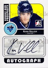 2008-09 ITG Heroes and Prospects Auto #AKV Keven Veilleux