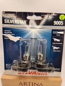 Juego de pares de faros de alto rendimiento Sylvania Silverstar 9005 2 bombillas NUEVO - Imagen 1 de 2