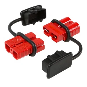 6-8 Gauge Battery Quick Connect/Disconnect Wire Harness Plug Kit 12Vto36V DC 50A - Picture 1 of 9