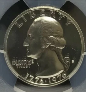 1976 Bicentennial￼ S Washington Silver Quarter PCGS PR69DCAM Deep Cameo Coin AG^ - Picture 1 of 7