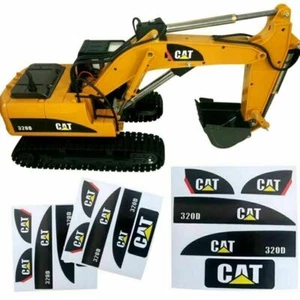 für 1/14 Huina 550 15 Kanal RC Bagger Amewi Decals CAT 320D Aufkleber Set Teile - Bild 1 von 5
