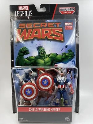 Marvel Capitán América Falcon Vance Astro 4" Figura de Acción Cómic Paquete de 2 2015 Sin usar, en caja Foto 1 de 2