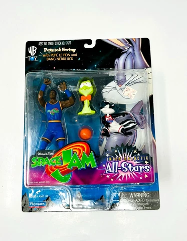 Space Jam Patrick Ewing Pepe Le Pew Bang Nerdluck Action Figure NIB Cover
