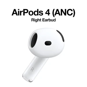 Original Apple AirPods 4 avec réduction active du bruit (ANC) côté droit - A3055 - Photo 1 sur 3