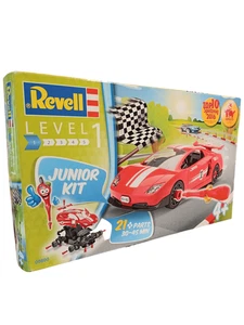 Revell Level 1 Junior Bausatz - roter Rennsportwagen D.I.Y Spielset - Bild 1 von 7