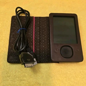 Microsoft Zune 120 GB Model 1376. hello from seattle. Black - Works. - Picture 1 of 13