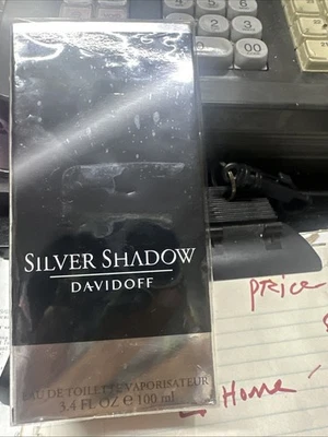 Silver Shadow de Davidoff 3,4 FL. OZ / 100 ml Eau De Toilette Spray para Hombres Nuevo en Caja Foto 1 de 3