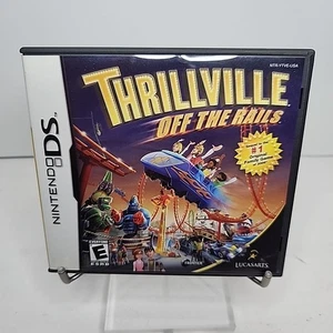 Thrillville Off The Rails (Nintendo DS) Case + Manual + Inserts ONLY - No Game - Picture 1 of 6