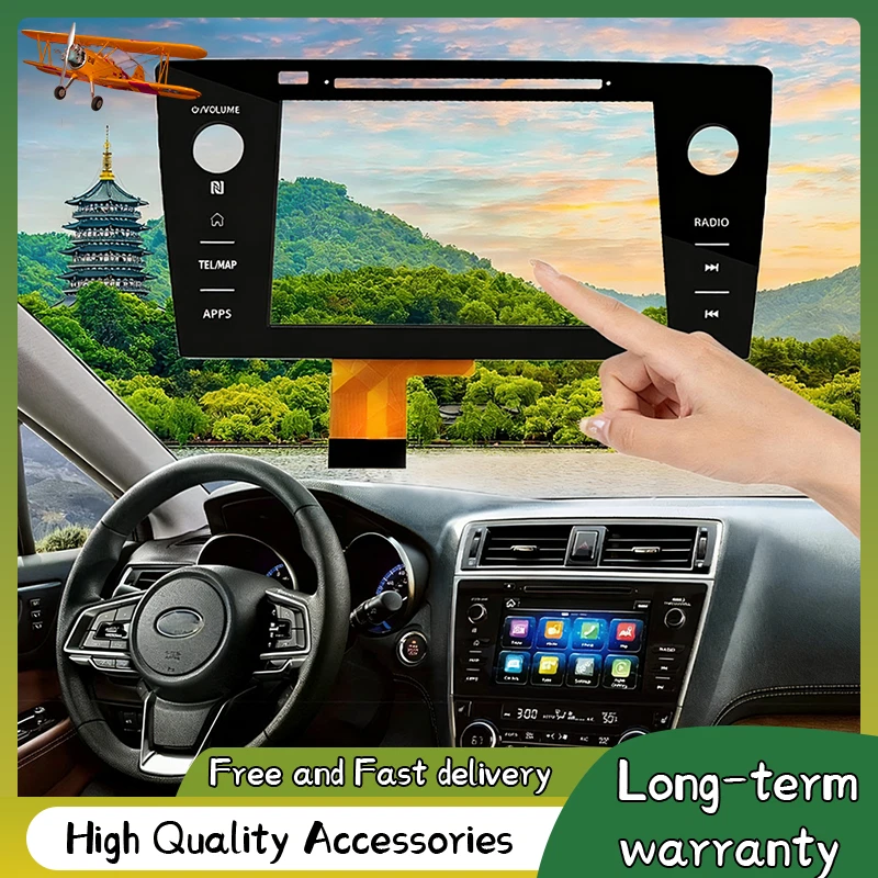 For 2018 2019 Subaru Legacy & Outback Radio Touch Screen Digitizer (TEL/MAP） Foto 1 de 4