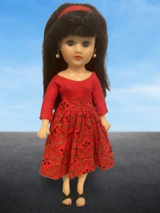 1950s Horsman Cindy Brunette 10.5" Fashion Doll Vtg Outfit LMR Clone Beauty - Picture 1 of 9