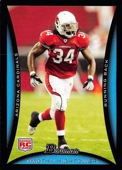 Tim Hightower 2008 Bowman Football - RC #159 - Arizona Cardinals - Image 1 of 2