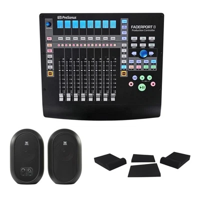 PRESONUS FADERPORT 8 USB 8-Channel Mix Production DAW Controller+JBL Monitors - Image 1 of 4