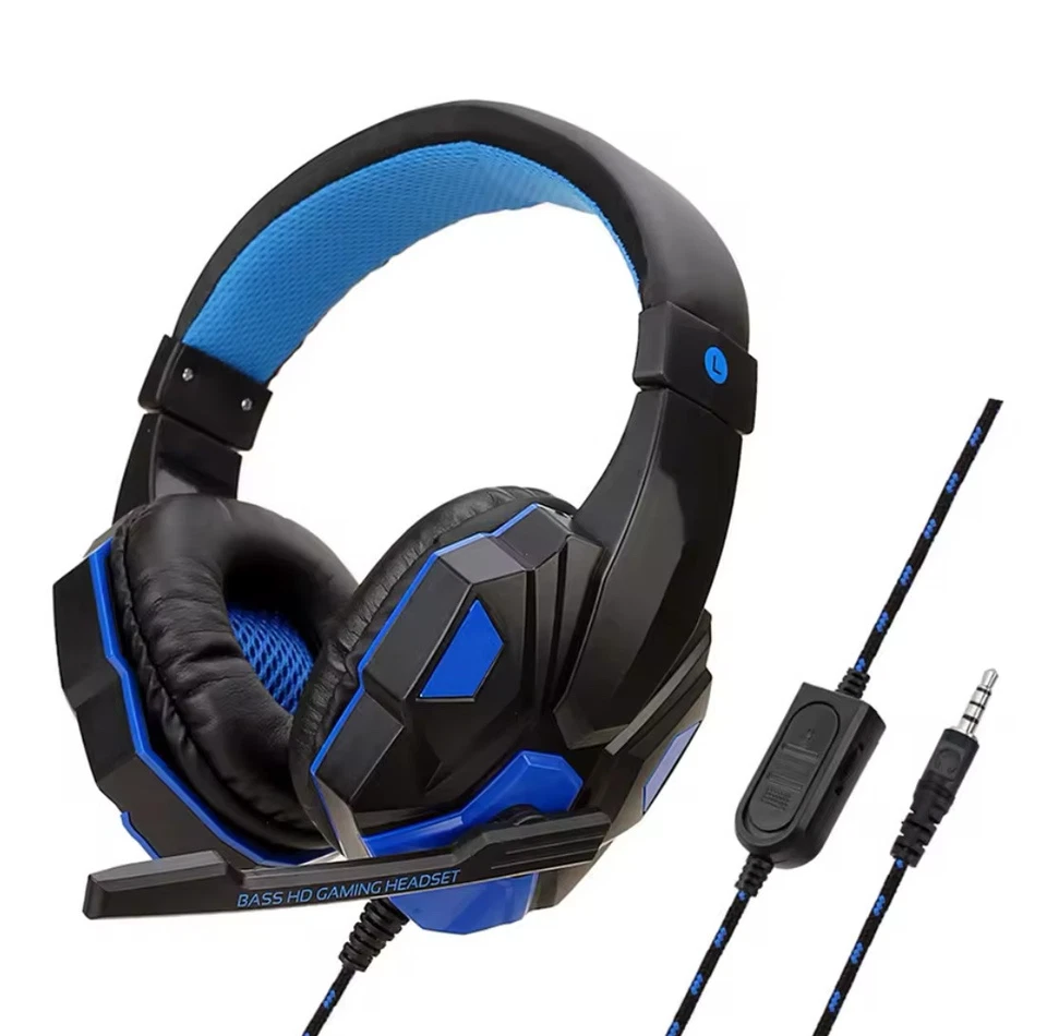 3.5mm Gaming Headphone with Mic Headset for Xbox PS4 PS5 PC Laptop UK - Image 1 of 4