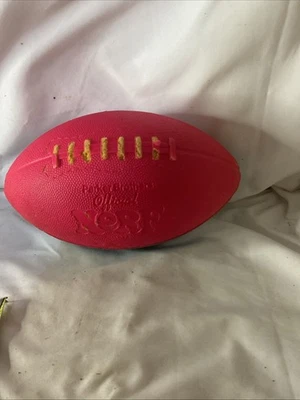 Винтажный Parker Brothers официальный Nerf футбол синий и красный 9» сделано в США - Изображение 1 из 4