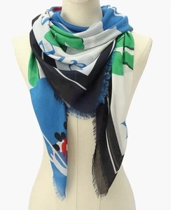 Kate Spade Springtime Bloom Modal Square Scarf 46" x 46" NWT $98 - Picture 1 of 11