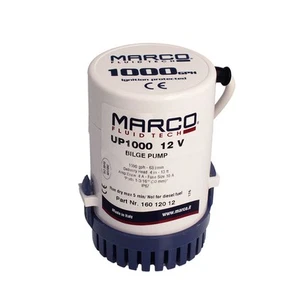 Pompe submersible Marco UP1000 12v 63L/min pour cale de bateau - Imagen 1 de 5