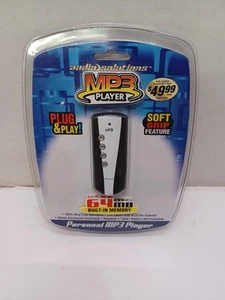 AUDIO SOLUTIONS BRANDNEUER Persönlicher MP3-Player 64 MB Plug Play integrierter Speicher B1 - Bild 1 von 3