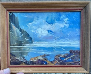 Gelisteter kalifornischer Künstler Dirk Smit (1889-1985) Laguna Beach Plein Air - Bild 1 von 7