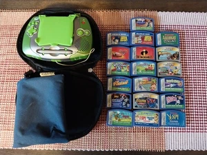 Leap Frog Leapster Portable Learning Game System With 19 Games & Carry Case - Picture 1 of 15