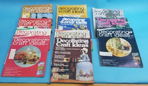 Lot of 11 1970s Decorating and Crafting Ideas mixed years and months - Foto 1 di 12