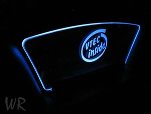 Honda S2000 etched illuminated windscreen windblocker wind screen wind block  - Foto 1 di 1