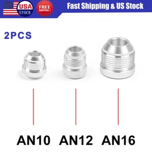 2 x AN10 AN12 AN16 BILLET MACHO 6061T6 ALUMINIO SOLDADURA EN MONTAJE BUNG STOCK EE. UU. - Imagen 1 de 10