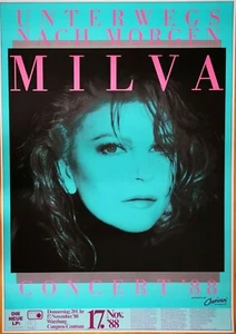 MILVA 1988 WÜRZBURG - orig. Concert Poster - Konzert Plakat - DIN A1 - Imagen 1 de 1