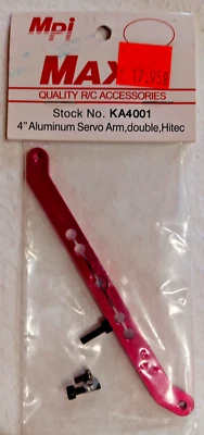 MPI MAXX #KA4001 ~NIP~ 4" ALUMINUM SERVO ARM, DOUBLE, HITEC - Image 1 of 2