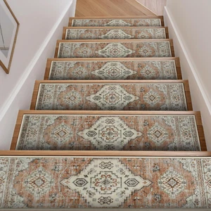Stair Treads Non-Slip Carpet Stair Treads for Wooden Steps Indoor 15PCS 30"X8" S - Picture 1 of 8
