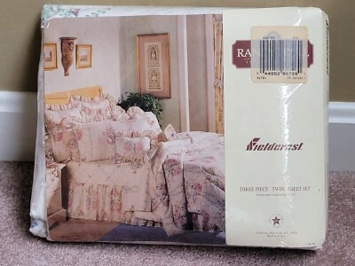 Fieldcrest Randy Trull Maidstone III Floral 3 Piece Twin Sheet Set - NEW SEALED - Image 1 of 4