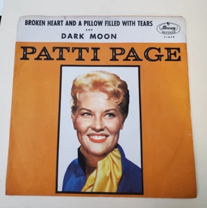 Patti Page DARK MOON (POP 45/PS) #71870 PLAYS VG++ - Picture 1 of 6