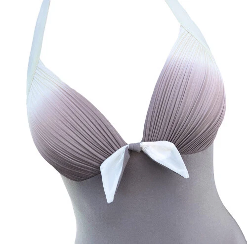 Class International by Heine Badeanzug Farbverlauf 36C 36D 38D 40D graubraun NEU - Bild 1 von 1