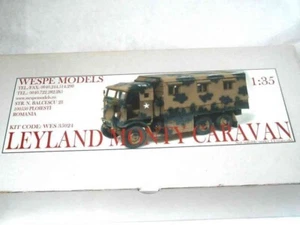 LEYLAND MONTY CARAVAN Wespe Models 1:35 SCALE - resin kit 35024 - Picture 1 of 1