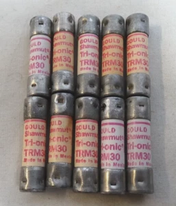Gould Shawmut Fuses TRM30 (10Pcs) - Imagen 1 de 3