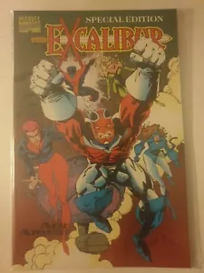 EXCALIBUR Special Edition Air Apparent - Marvel Comics 1991 Nm Captain BRITAIN - Foto 1 di 7