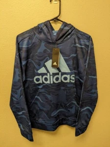 Adidas Jugend Jungen Tech Fleece Hoodie blau Gr. L (14/16) Pullover Sweatshirt - Bild 1 von 6