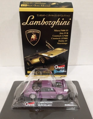 G.Space 1/72 Scale Metallic Purple Lamborghini Murcielago Diecast Model Car - Image 1 of 4